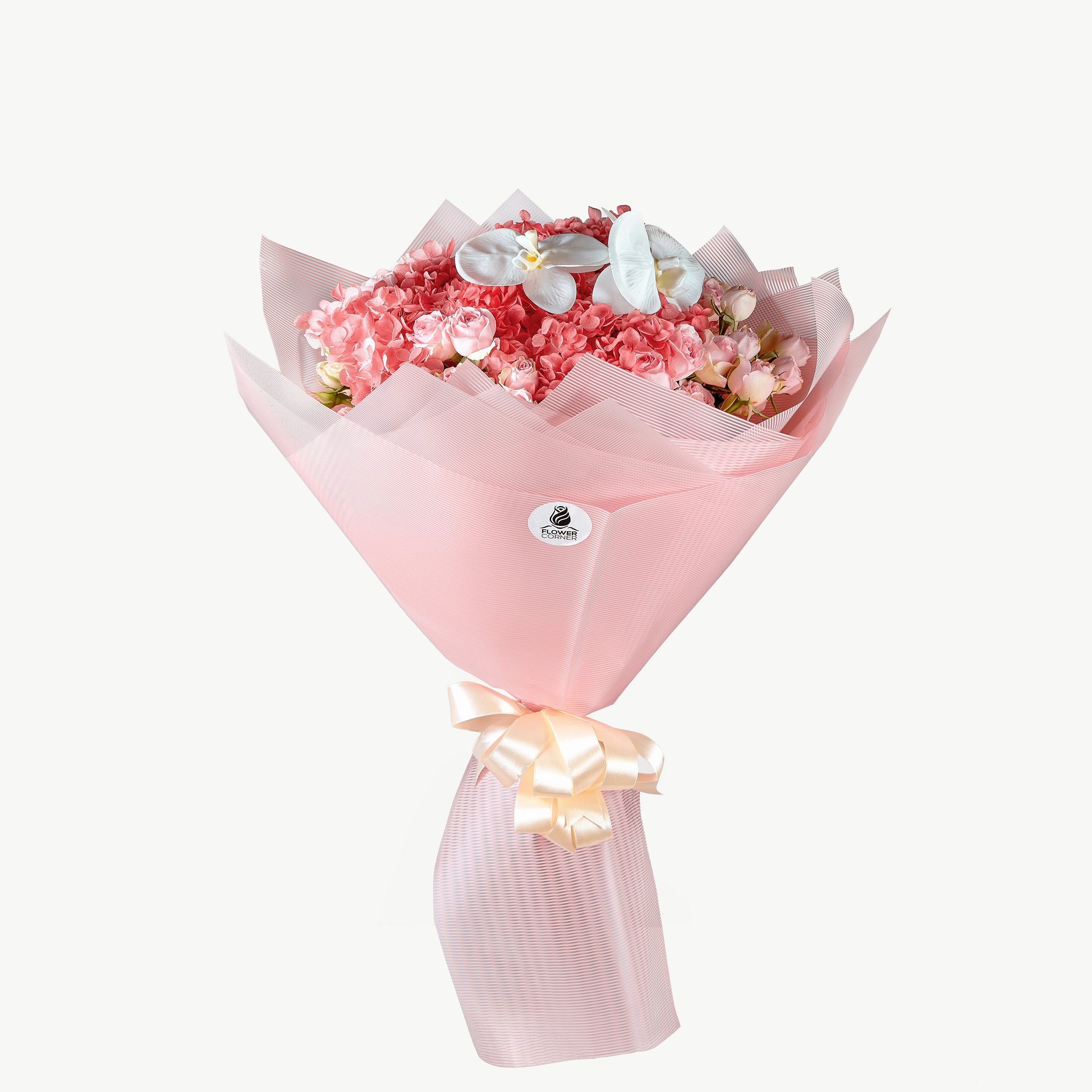 Sweet Embrace bouquet with soft florals and greenery