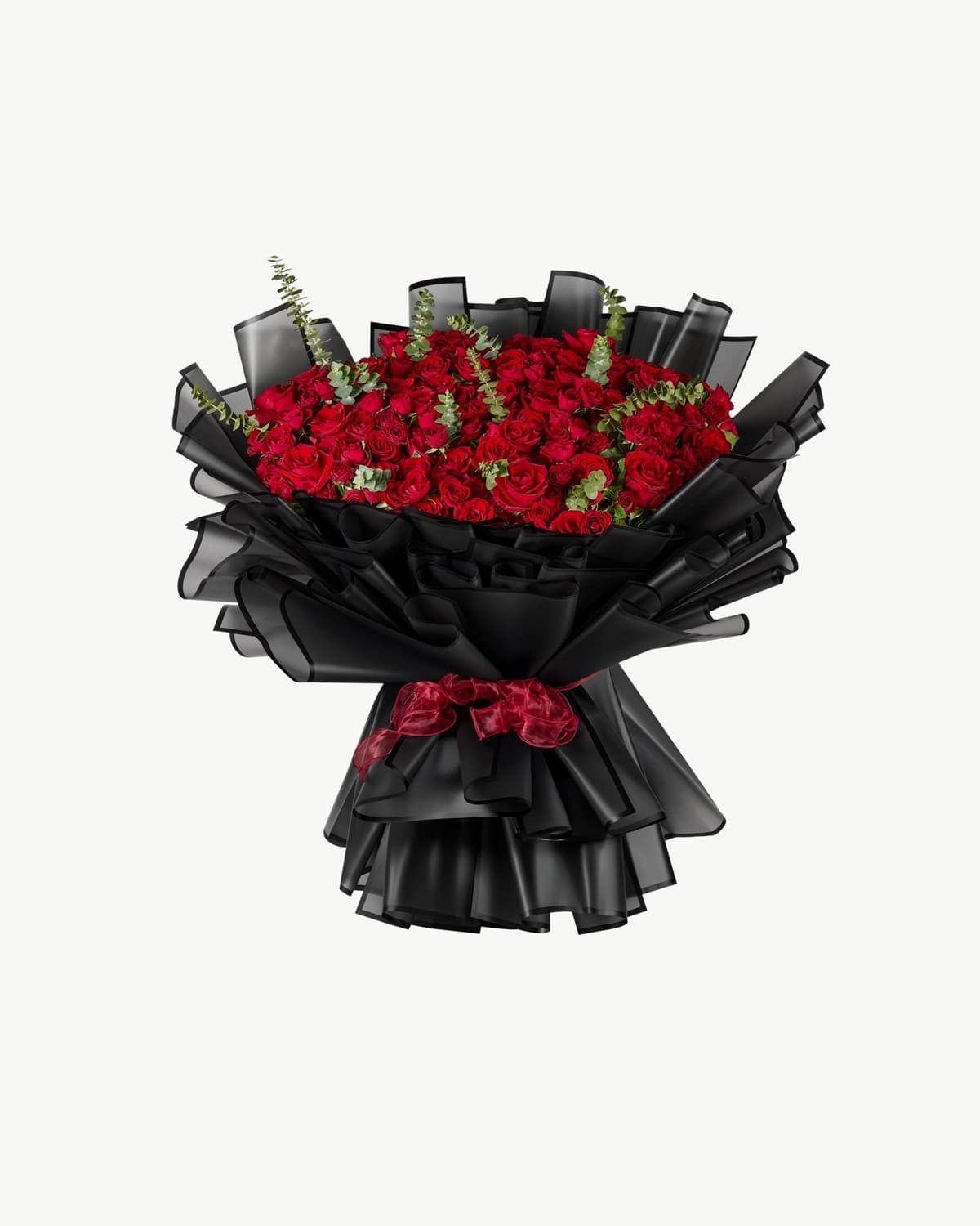 Midnight Red Rose Bouquet
