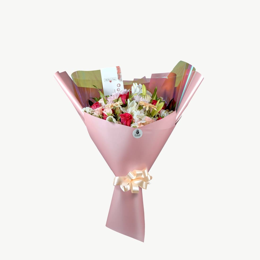 Blush & Coral Rose Bouquet