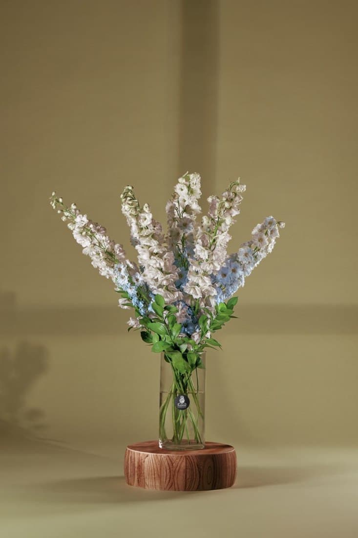 Blue & White Delphinium Vase