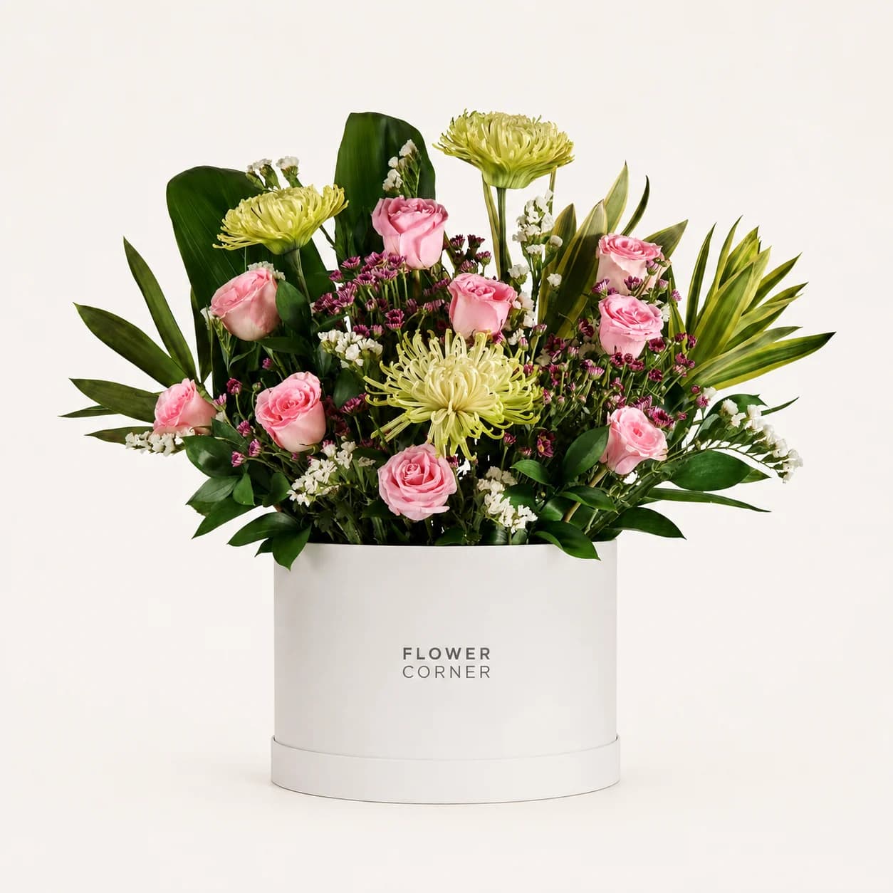 Green Garden Box — White