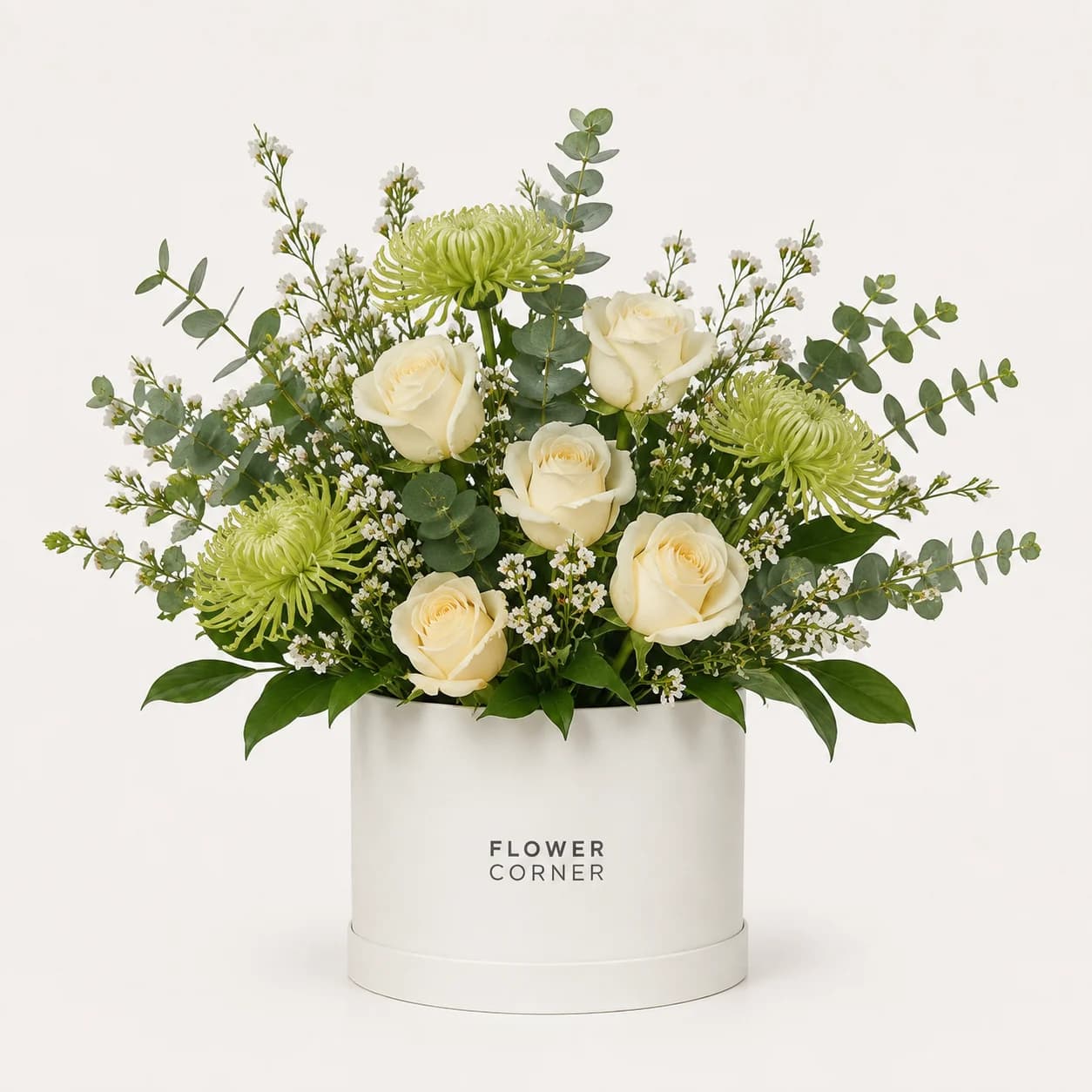 Ivory & Sage Box — White