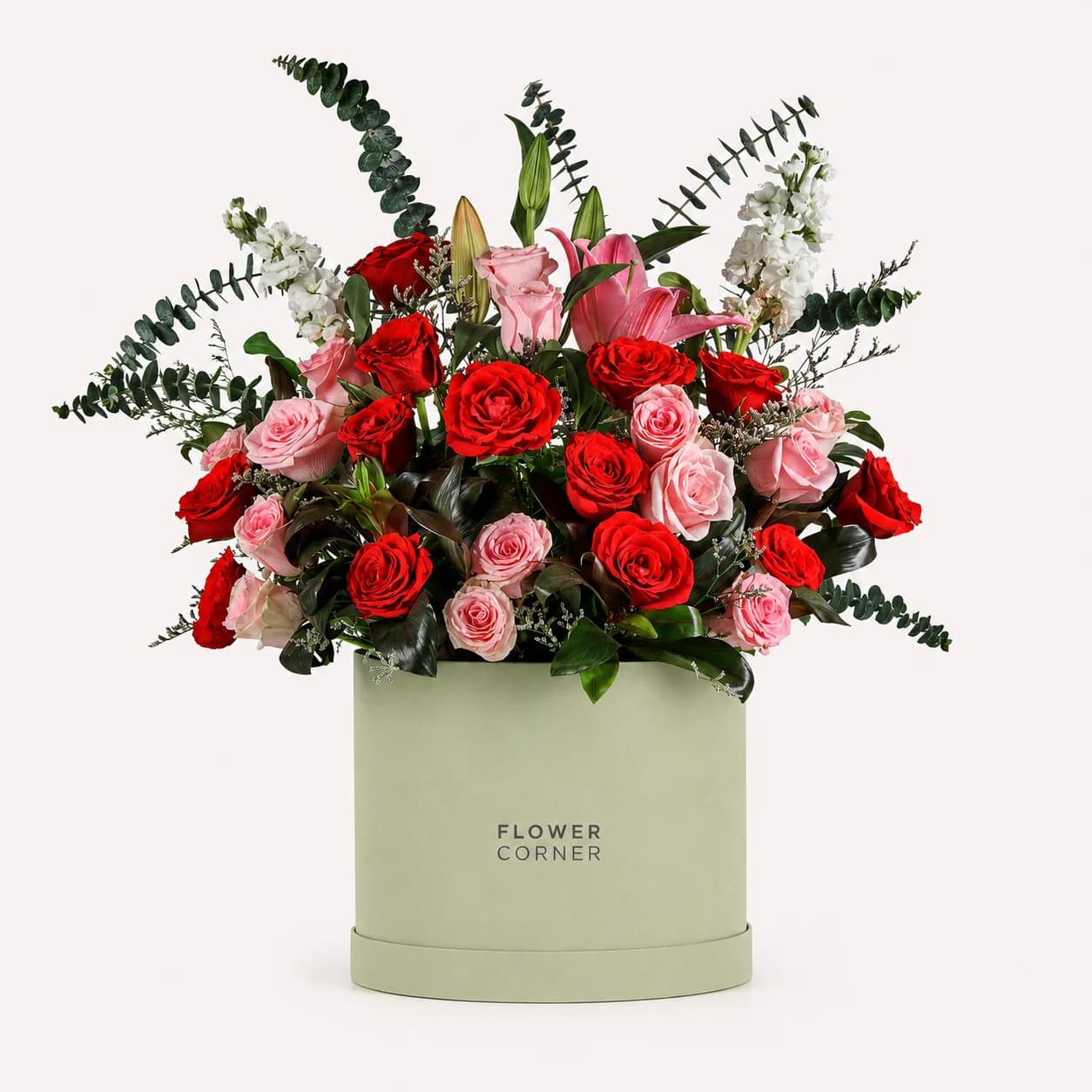 Rose Garden Box — Matte pistachio