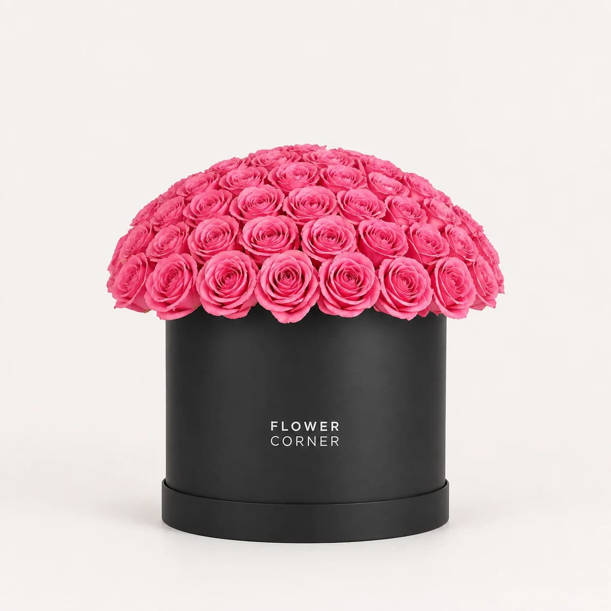 Rose Box Large — Pink / Black