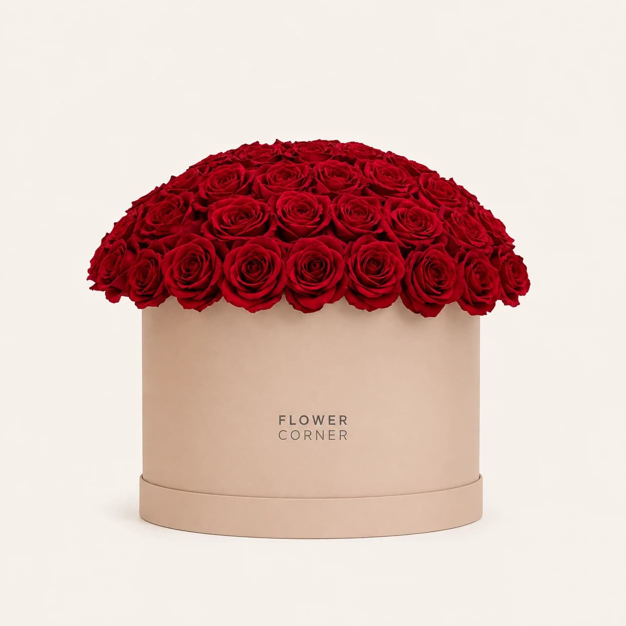 Rose Box Large — Red / Nude