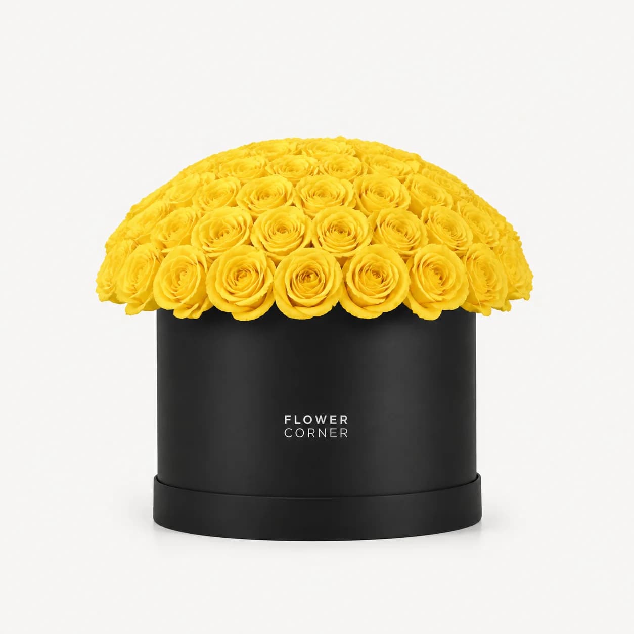 Rose Box Large — Yellow / Black