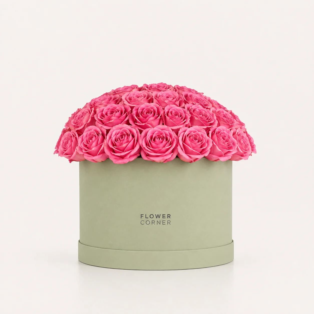 Rose Box Medium — Pink / Matte pistachio