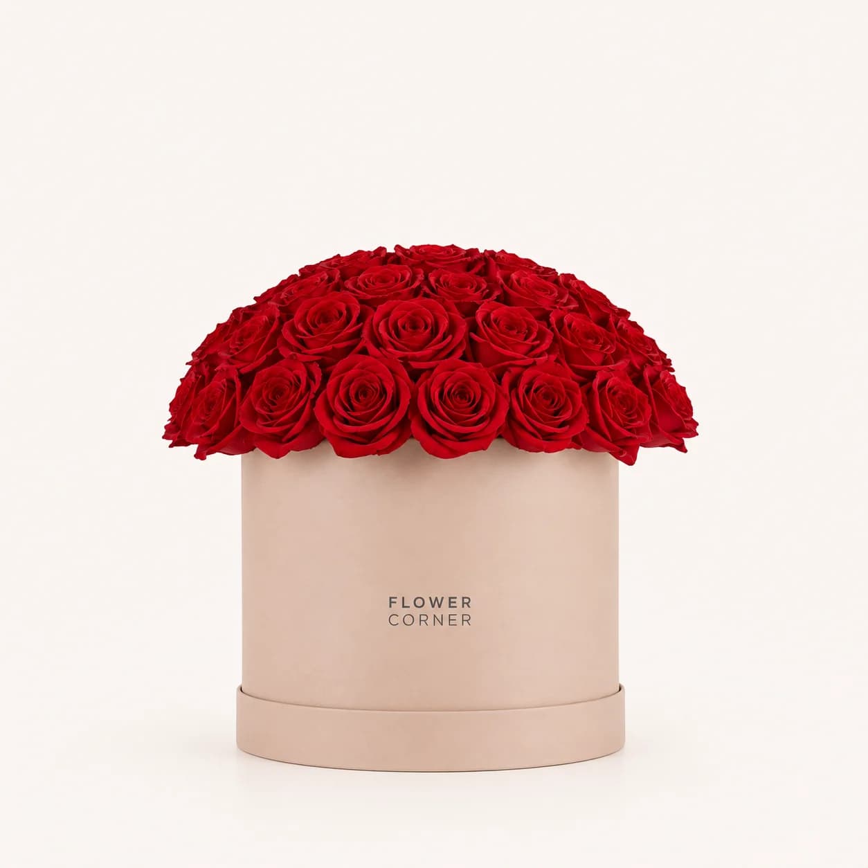 Rose Box Medium — Red / Nude