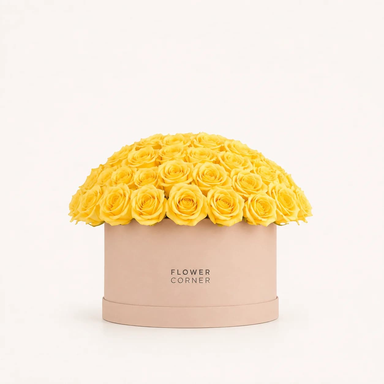 Rose Box Medium — Yellow / Nude