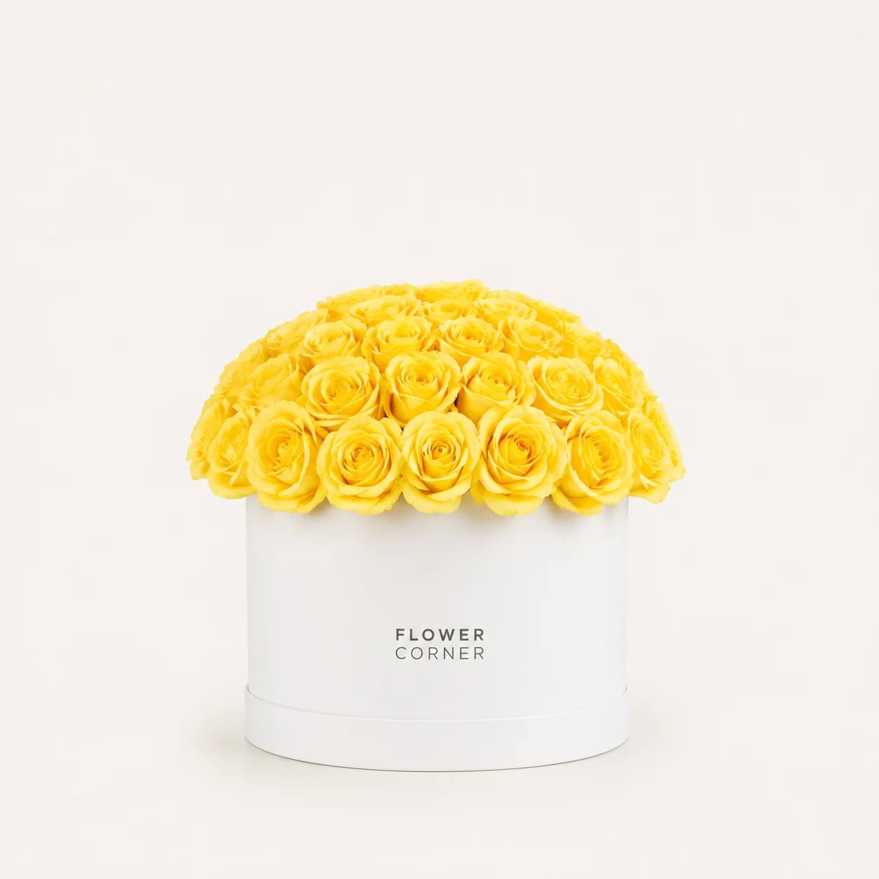 Rose Box Medium — Yellow / White