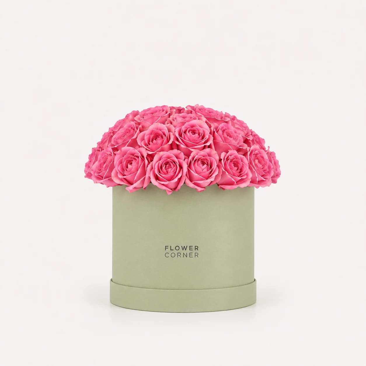 Rose Box Small — Pink / Matte pistachio