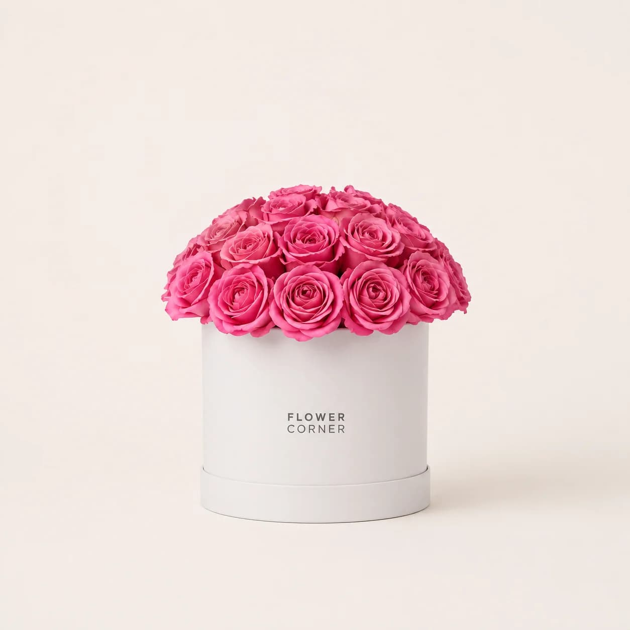 Rose Box Small — Pink / White