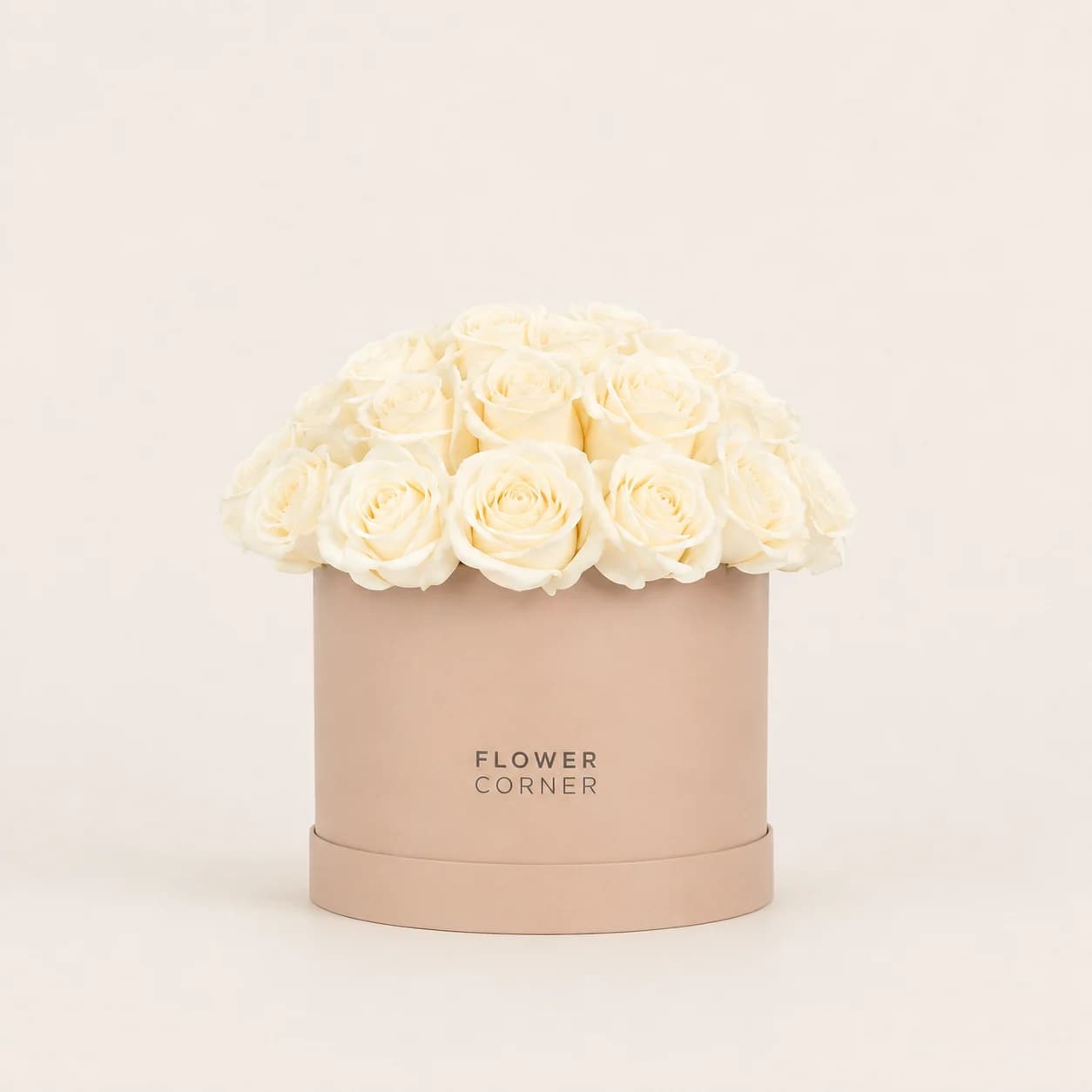 Rose Box Small — White / Nude