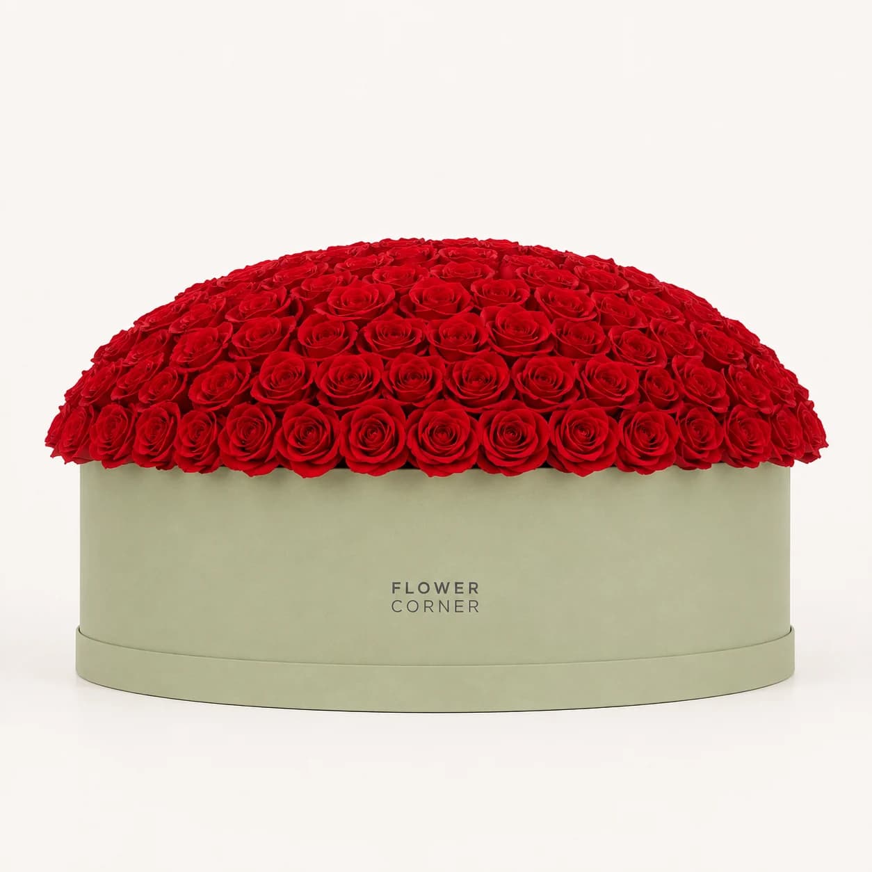 Rose Box X-Large — Red / Matte pistachio