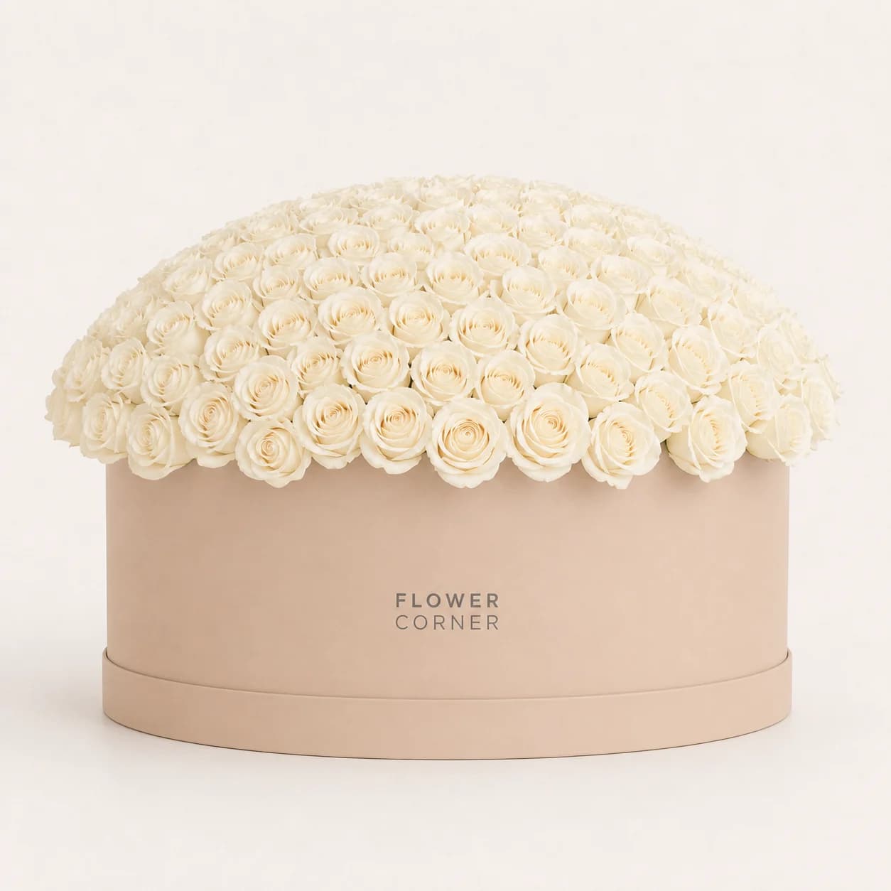 Rose Box X-Large — White / Nude