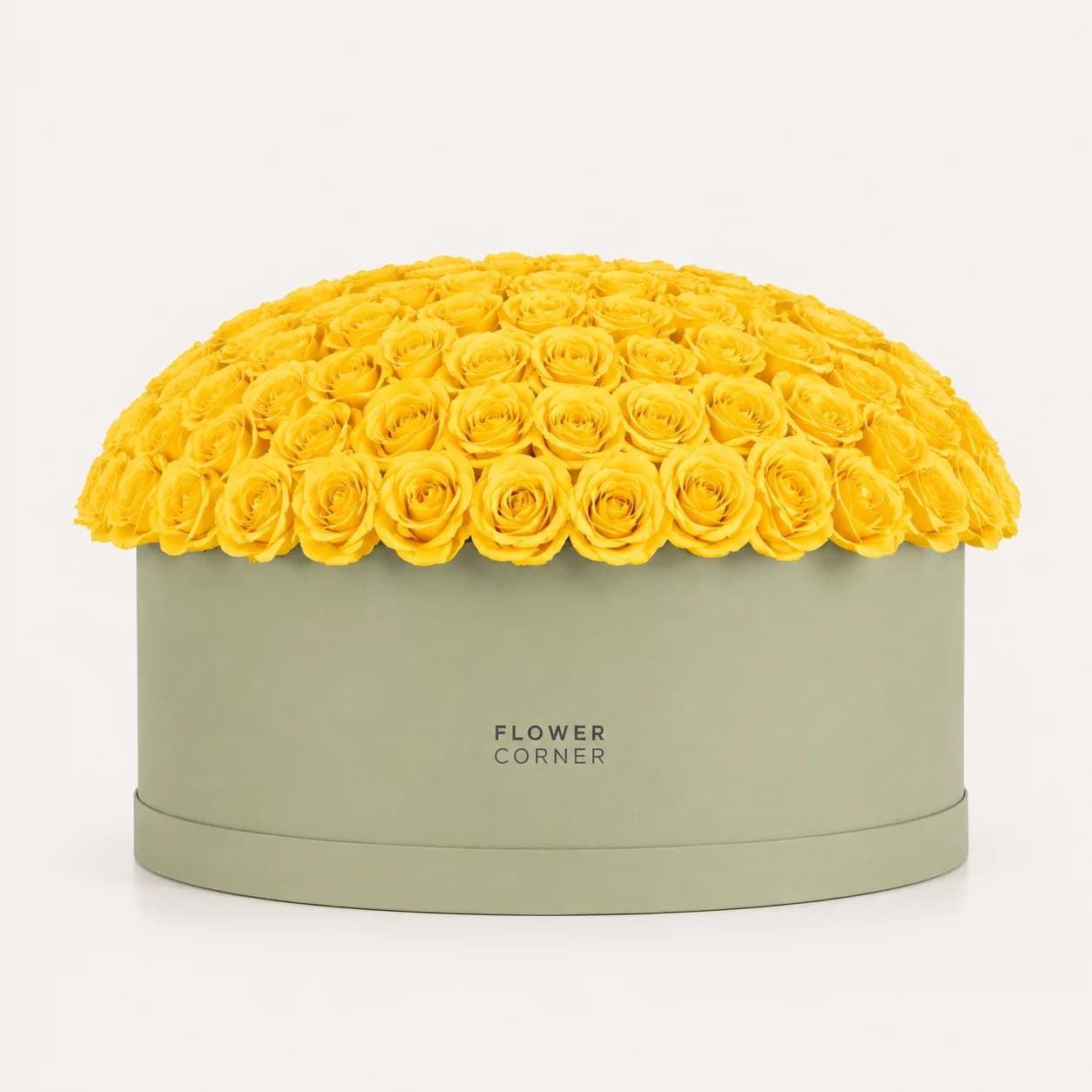 Rose Box X-Large — Yellow / Matte pistachio