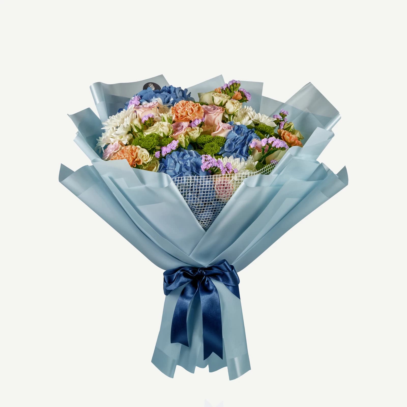 Pastel garden bouquet, view 1