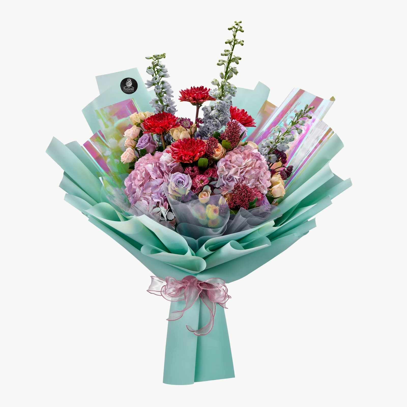 Jewel garden bouquet, view 1