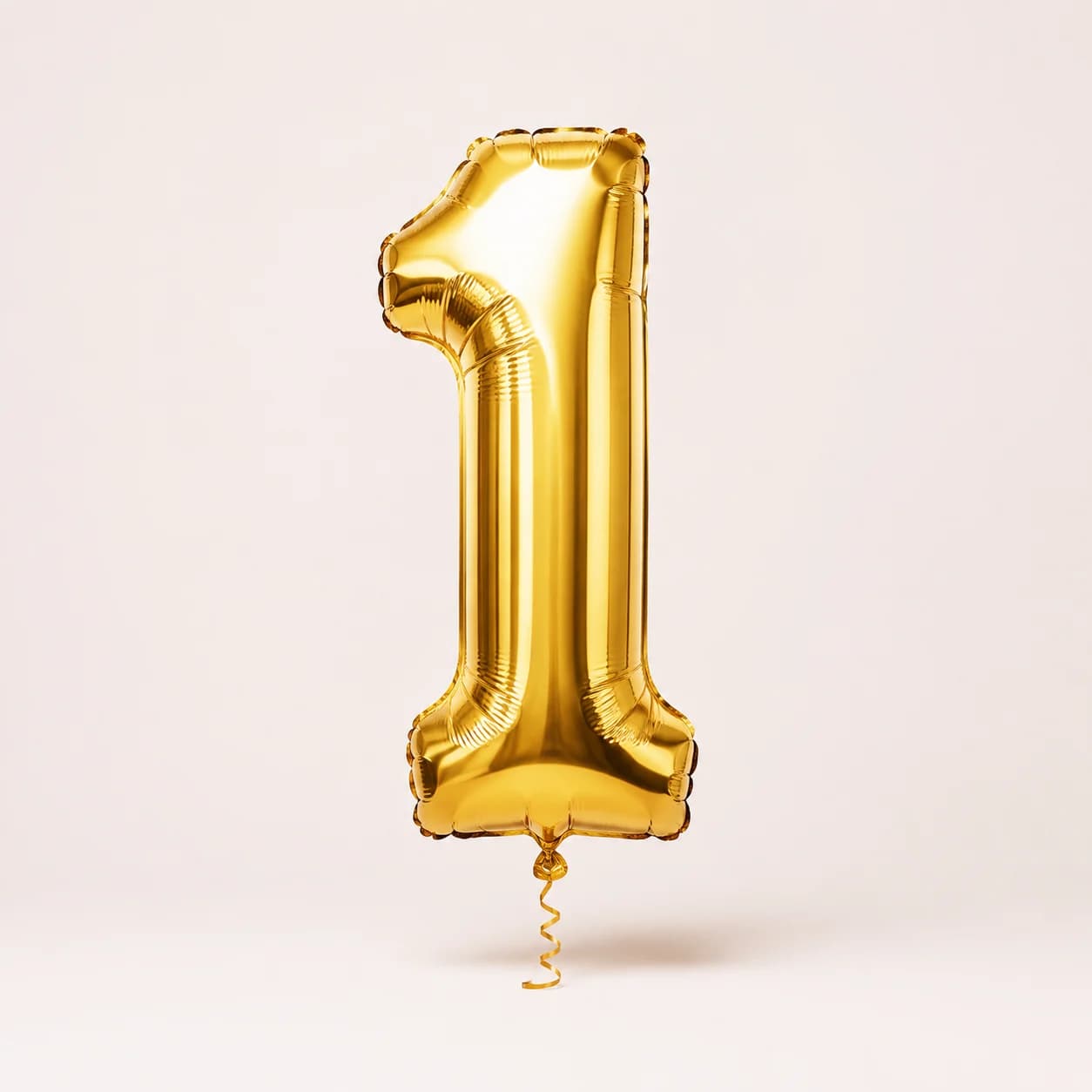 Number 1 balloon