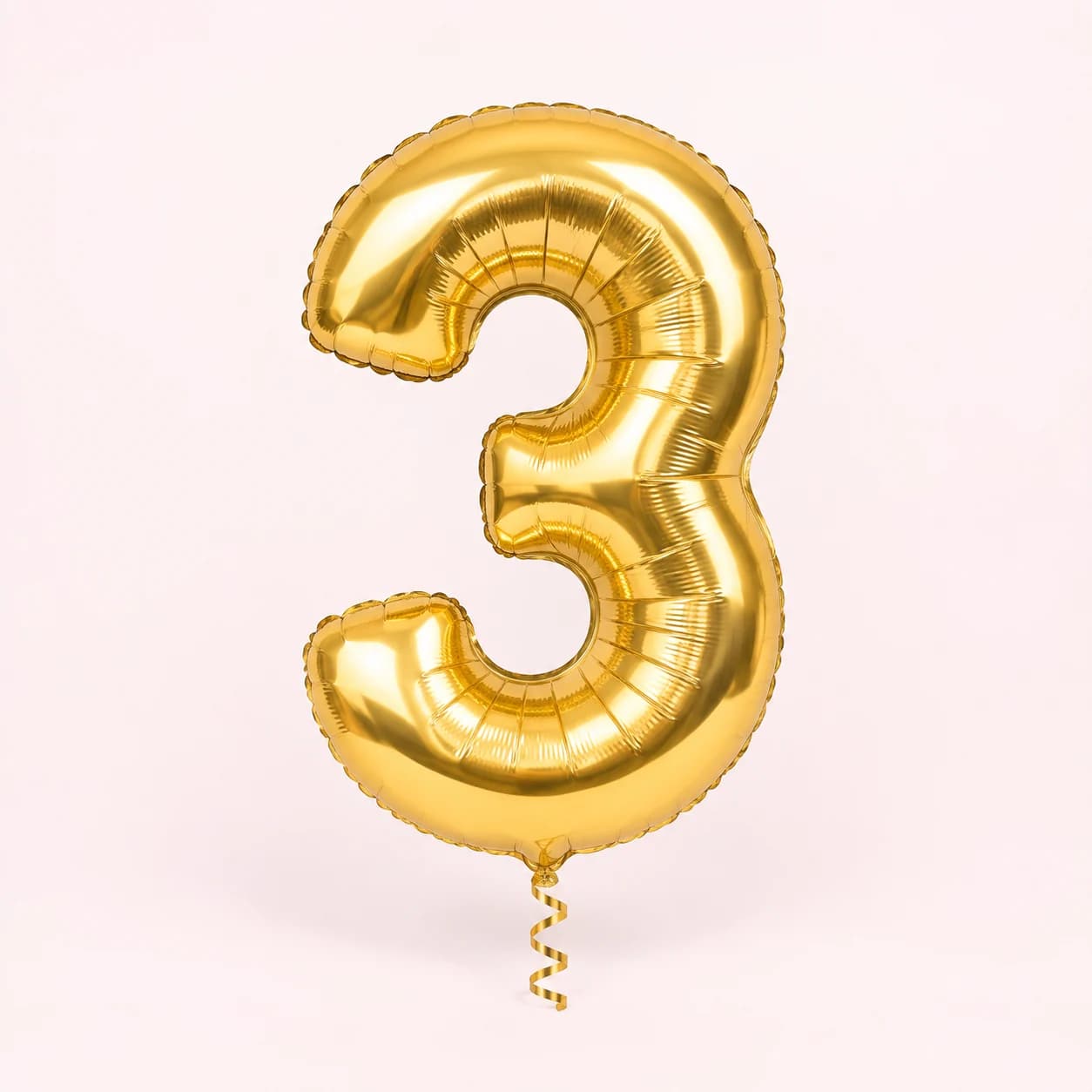 Number 3 balloon