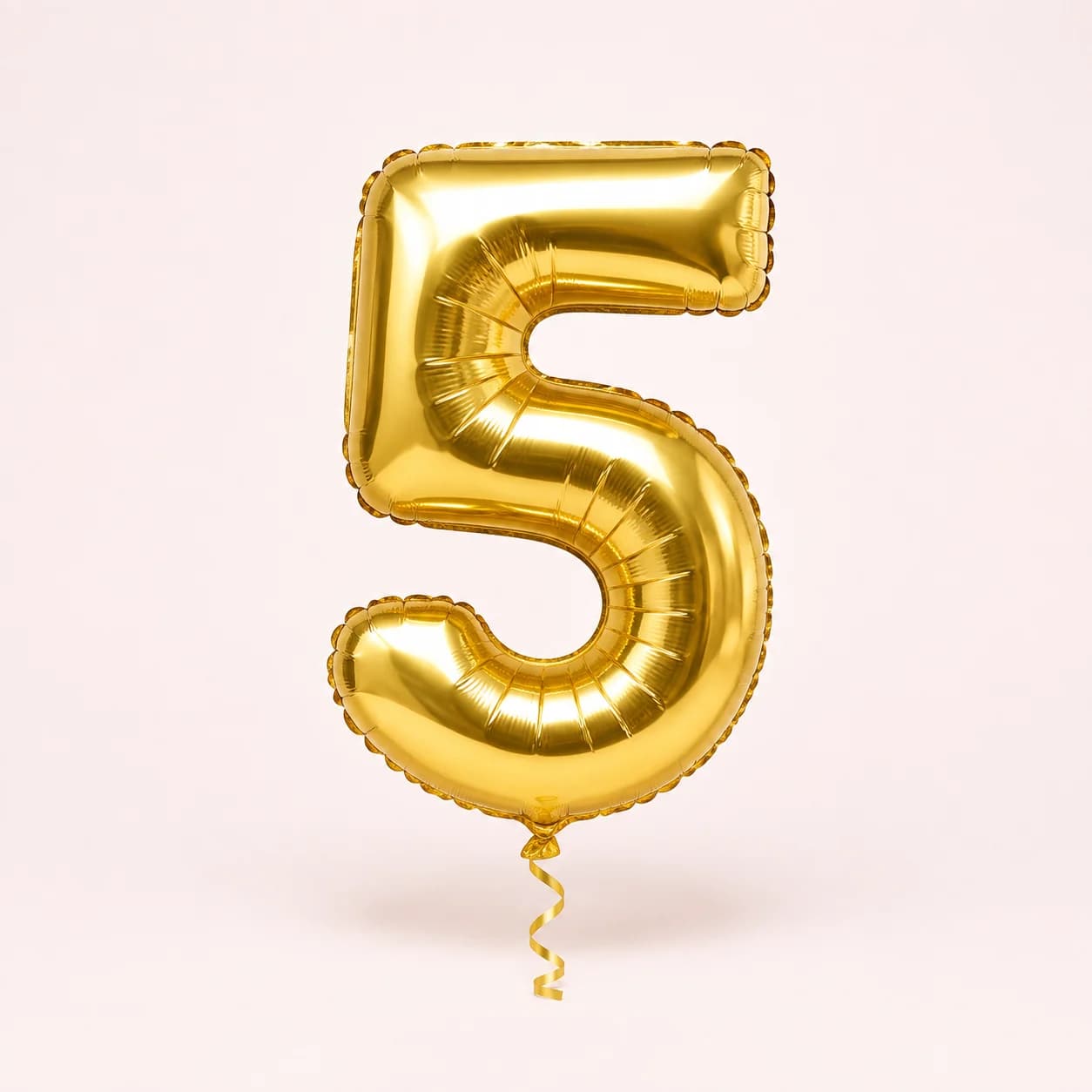 Number 5 balloon