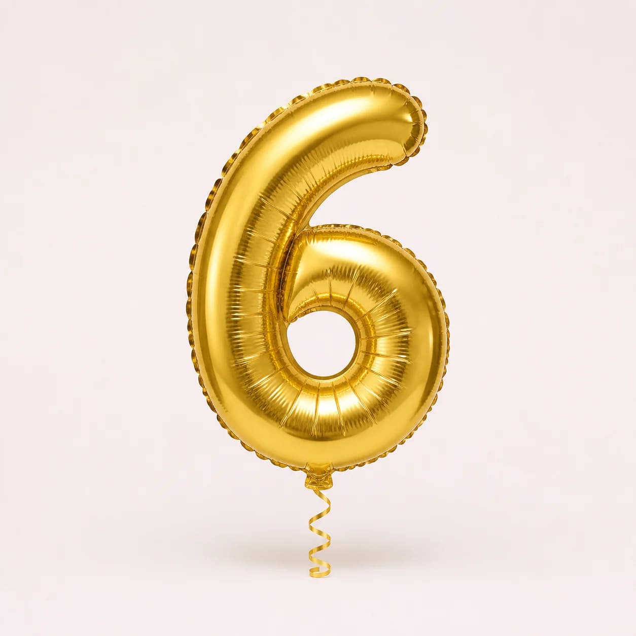 Number 6 balloon