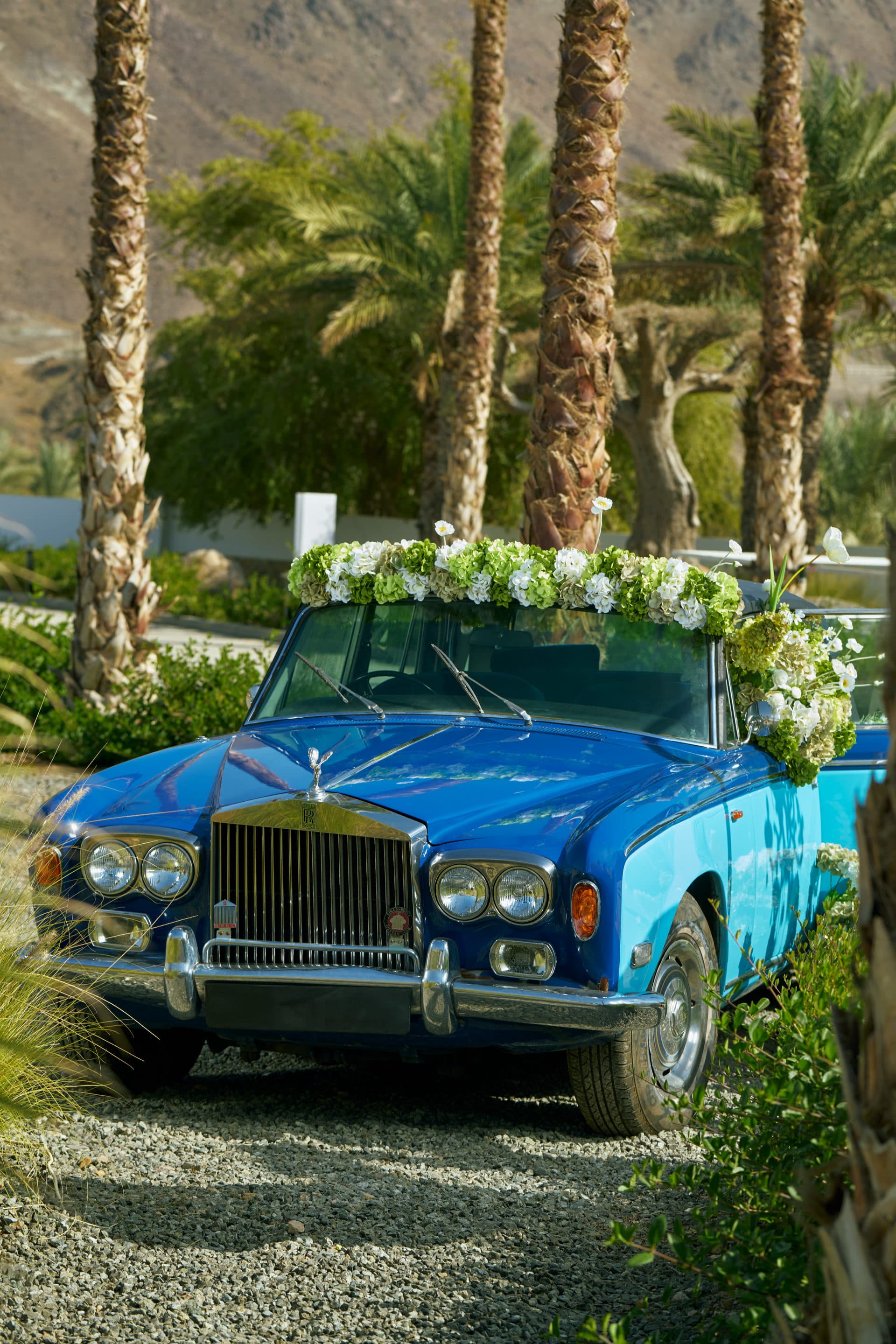Flower Corner decorated classic wedding car — DSC_0101