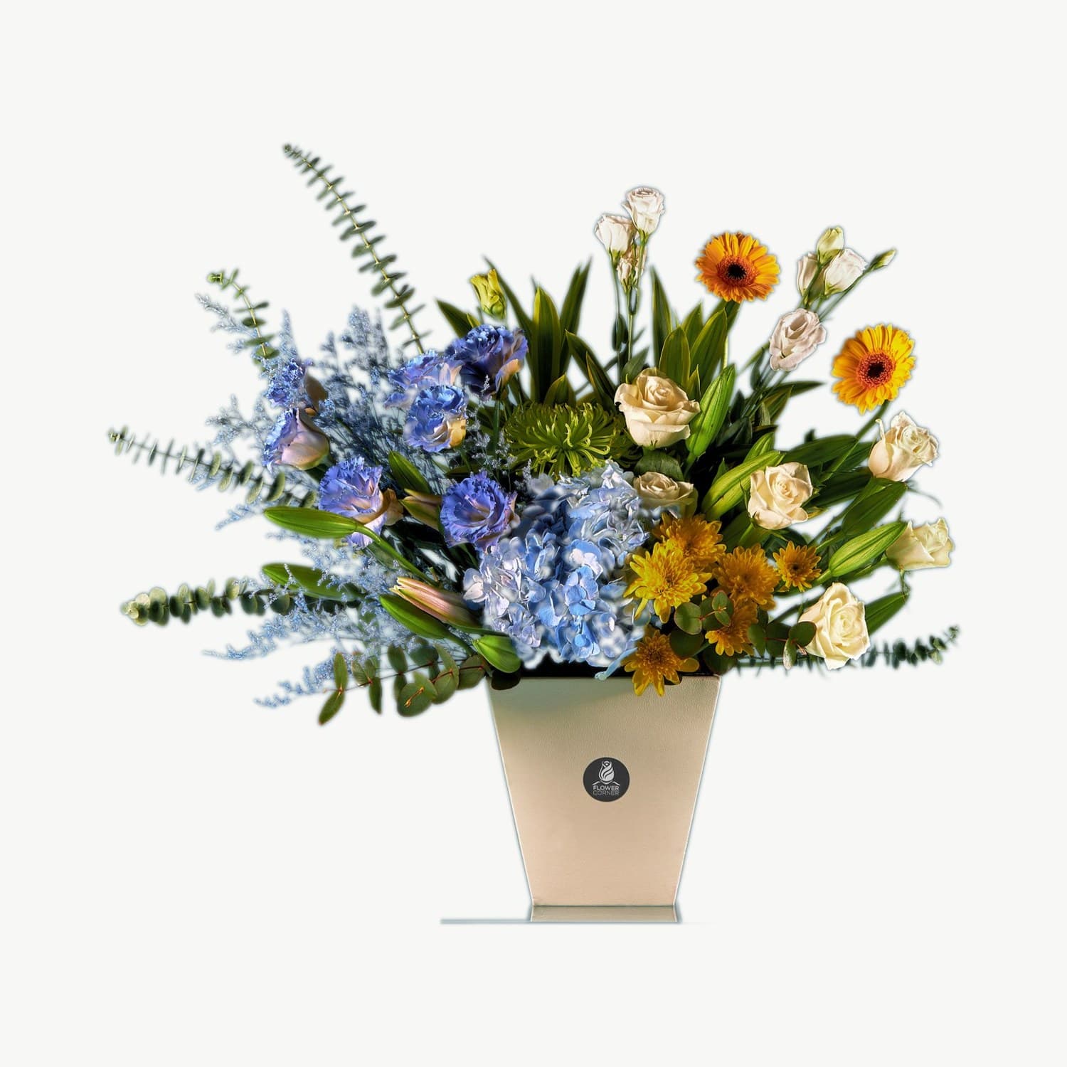 Blue & Orange Vase
