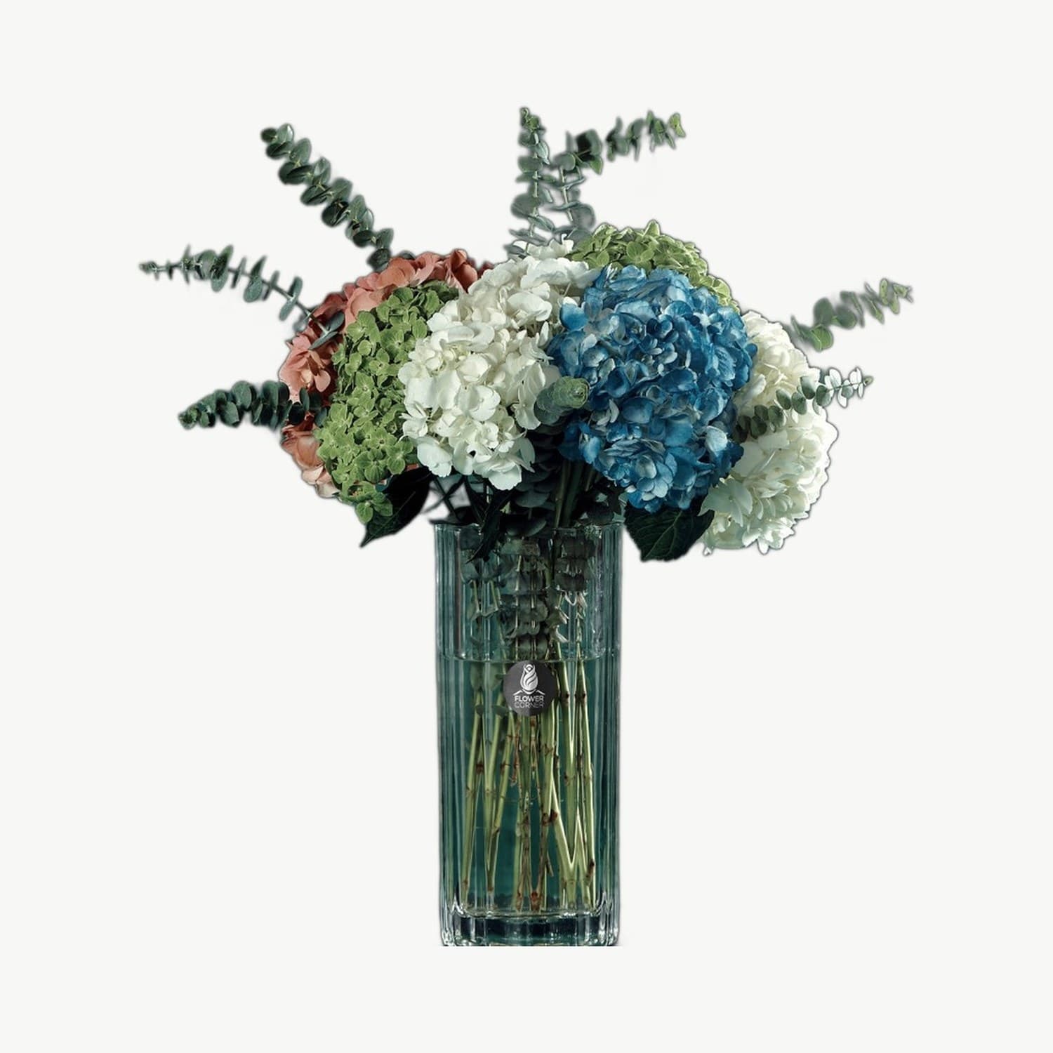 Blue Hydrangea Vase
