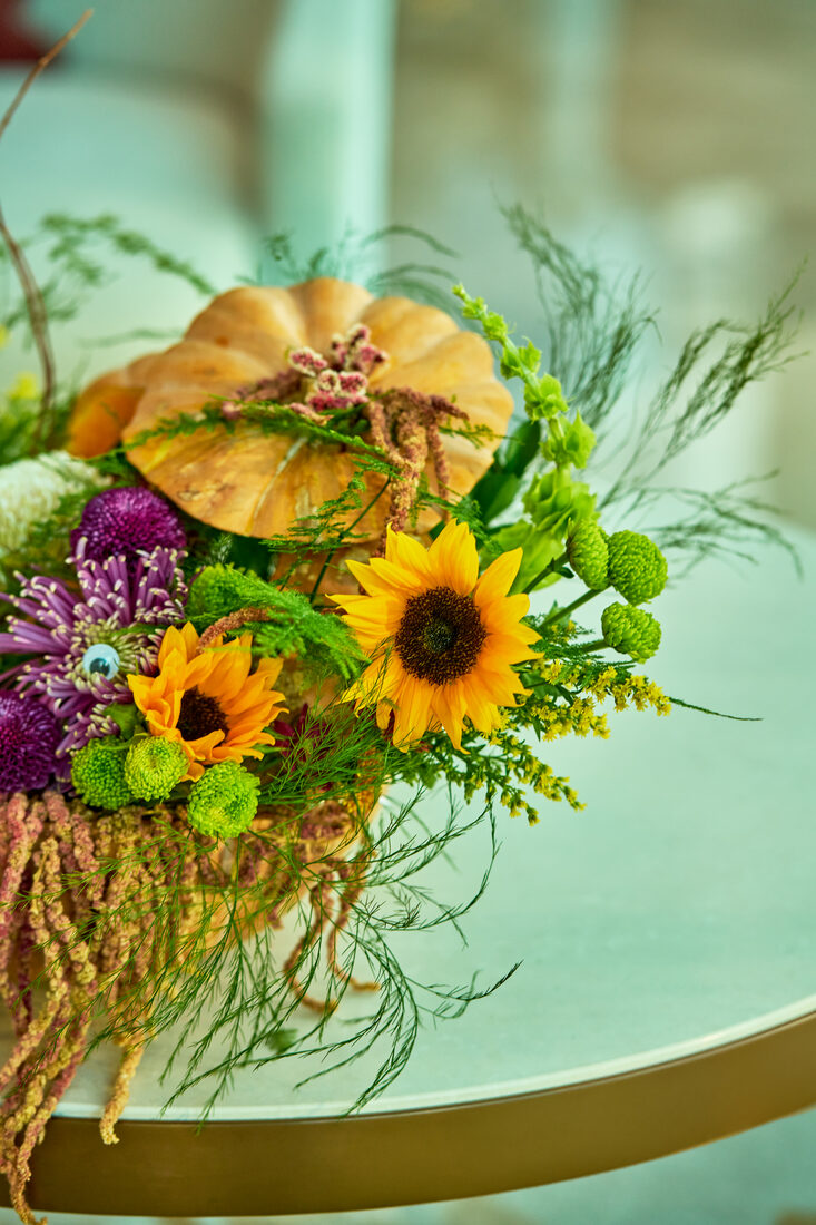Celebration flower arrangement by Flower Corner