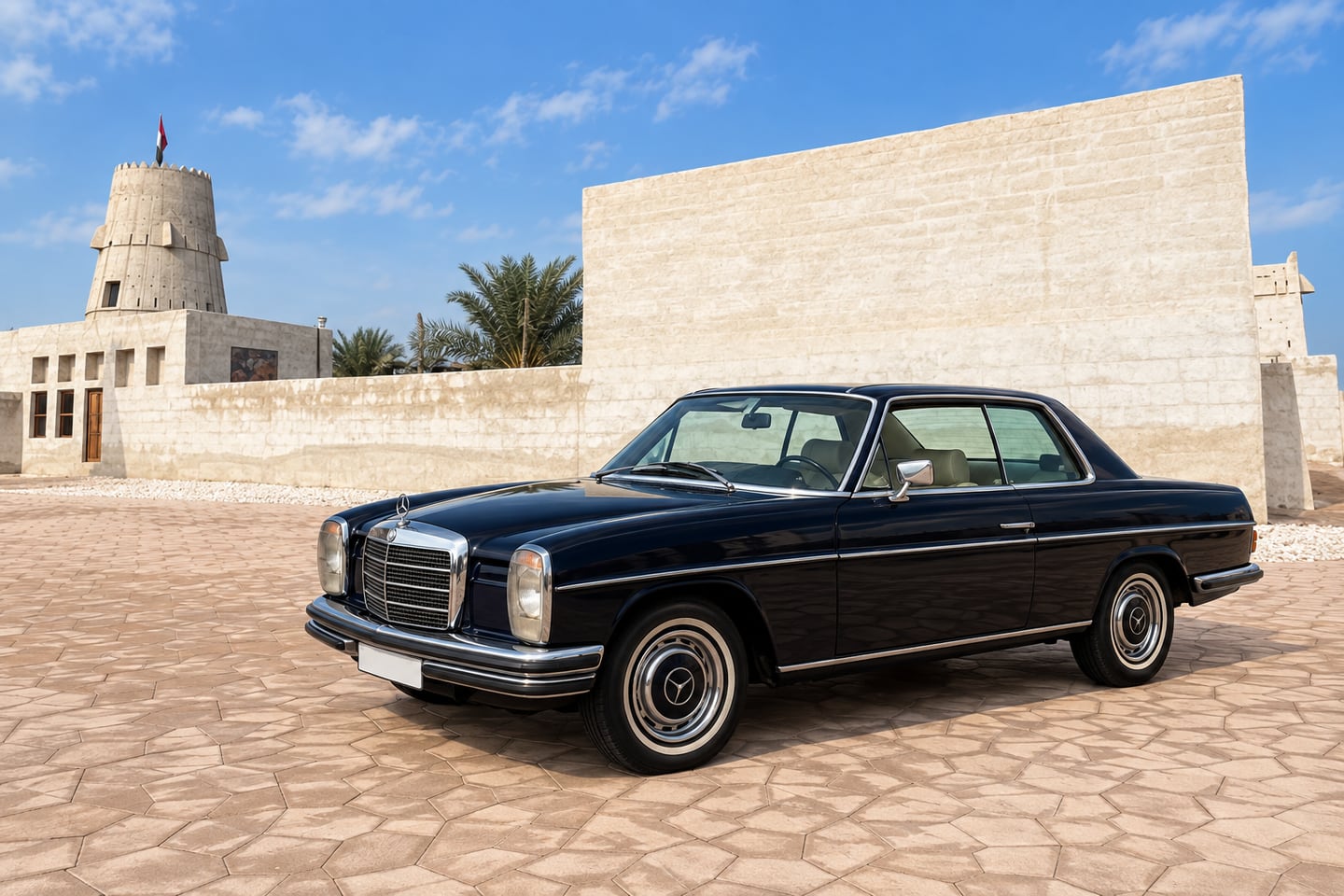 Navy coupé, side view