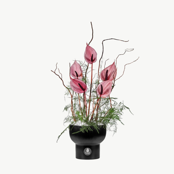 Warm welcome flower vase